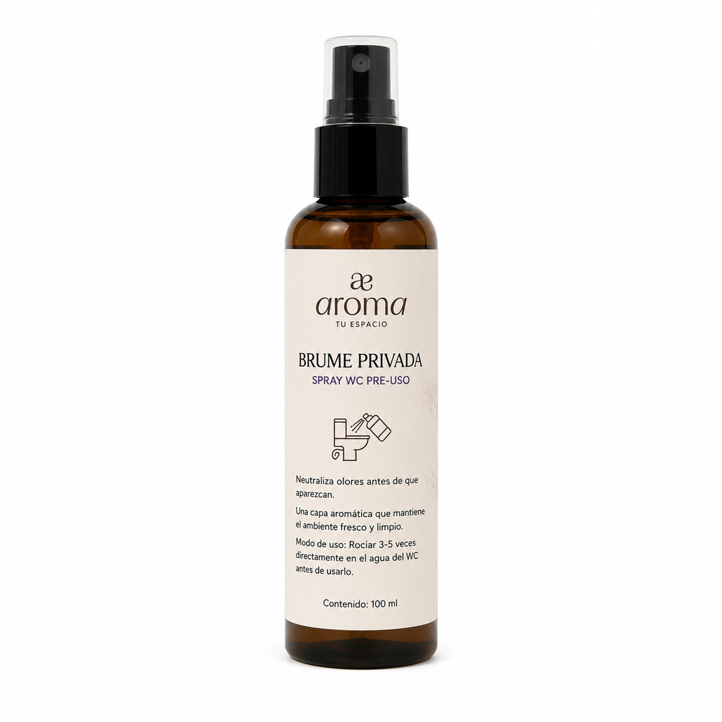 Brume Privada – Spray preuso para WC, encapsulador de olores, Lavanda 100 ml